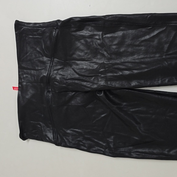 SPANX Faux Leather Leggings Black Size XL - Picture 8 of 10